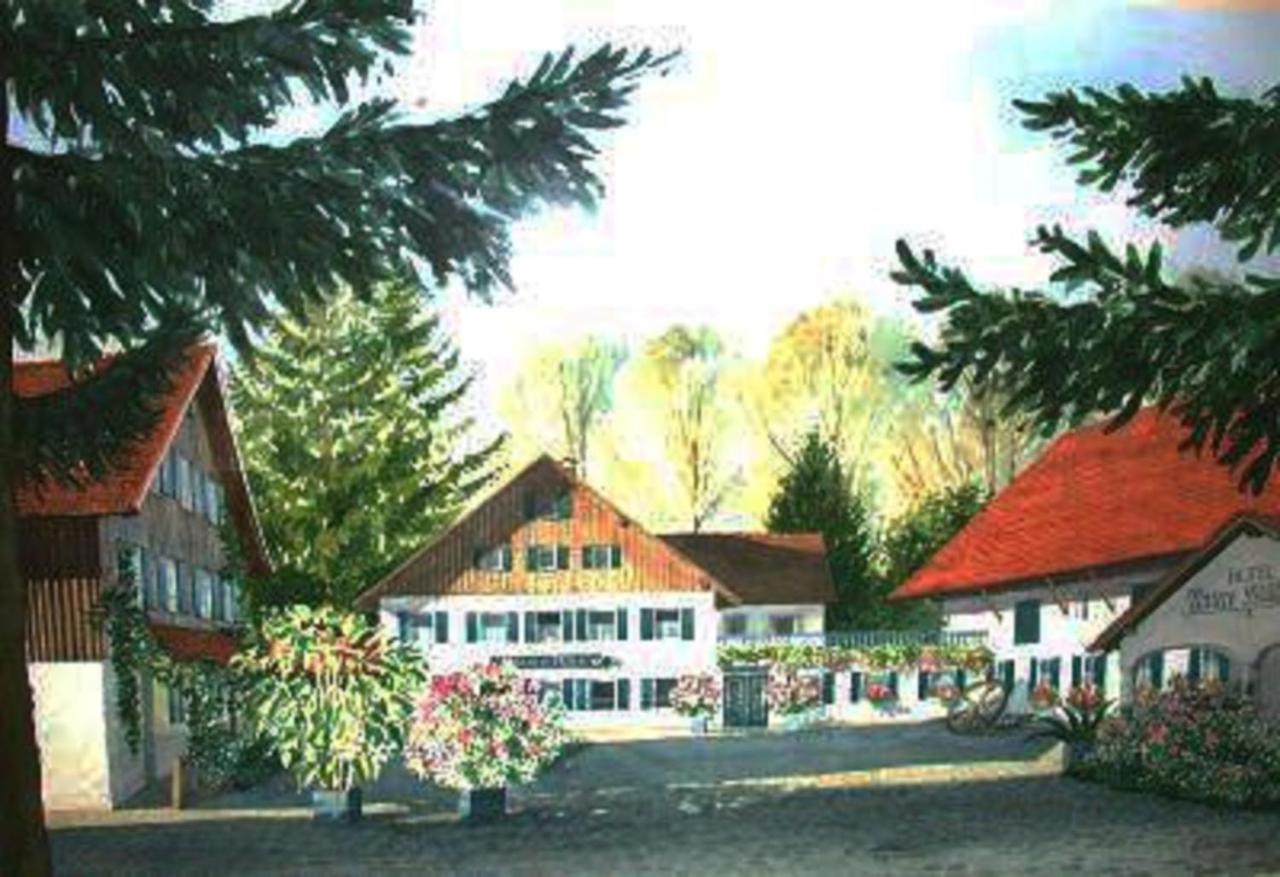 Hotel "Untere Muehle" Schwabmuhlhausen Luaran gambar